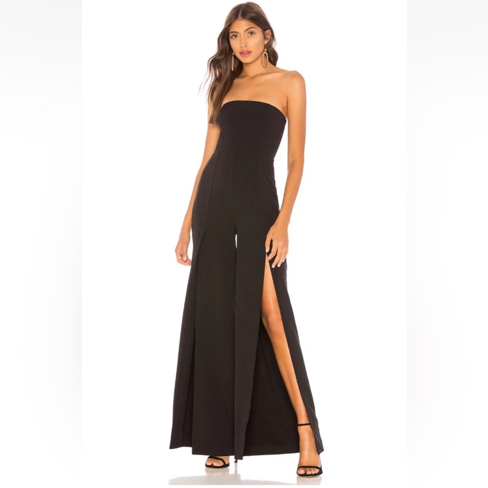 NBD Ferrell Strapless Jumpsuit – Black, Size M